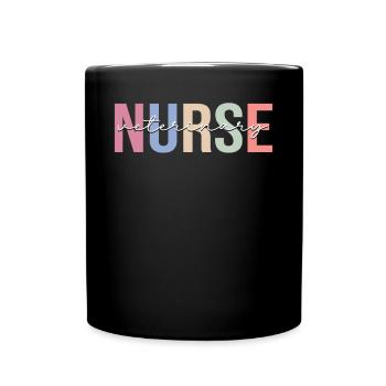 Veterinary Assistant Veterinary Assistant - Full Colour Mug - black - Front