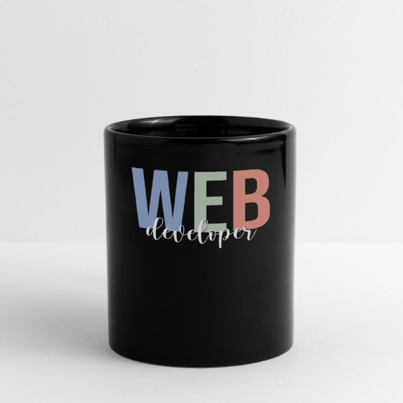 Webentwickler Kodierung Programmierer Programmieru Tasse einfarbig