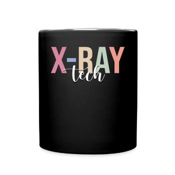 X-ray Technician Radiology Technologist R - Full Colour Mug - black - Front
