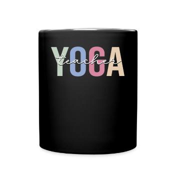 Yoga Teacher Yoga Teacher - Full Colour Mug - black - Front