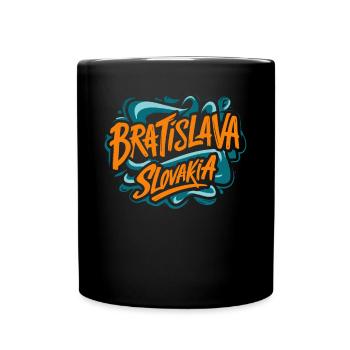Mémoire souvenir de Varsovie Pologne - Mug uni - noir - Devant