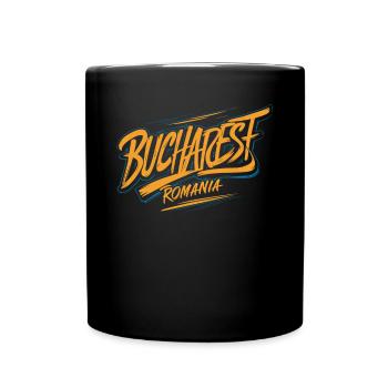 Mémoire souvenir de Varsovie Pologne - Mug uni - noir - Devant