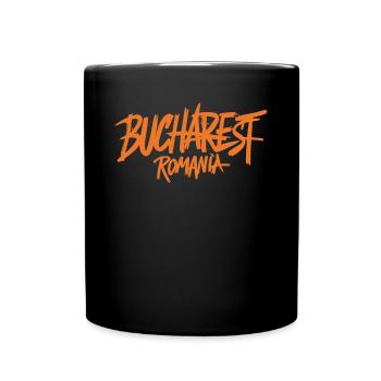 Mémoire souvenir de Varsovie Pologne - Mug uni - noir - Devant