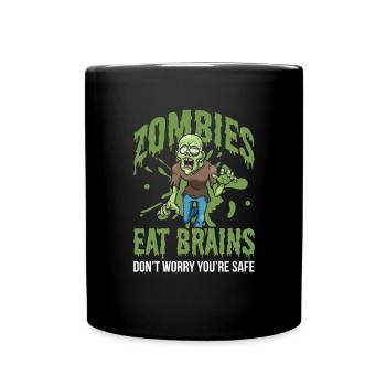 Zombie Zombie Chasseur de Zombie Apocalypse Cadeau - Mug uni - noir - Devant