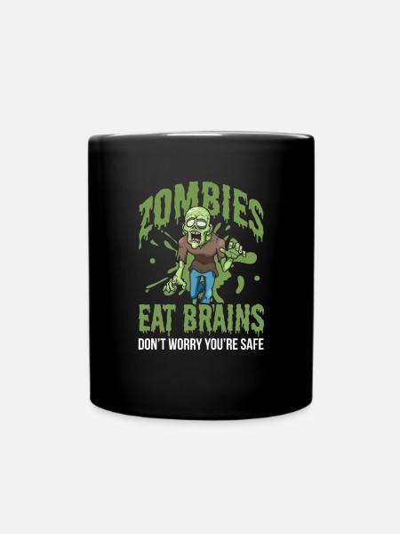 Zombie Zombie-Jäger Zombieapokalypse Geschenk - Tasse einfarbig - Schwarz