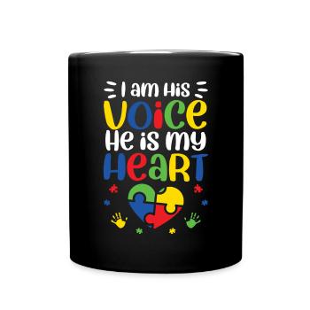 Autismus Awareness Day Autist Geschenk - Tasse einfarbig - Schwarz - Vorne