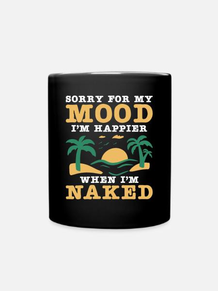 Dicton sur le nudisme - Mug uni - noir