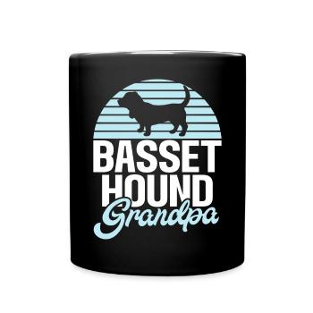 Cadeaux Basset Hound - Mug uni - noir - Devant
