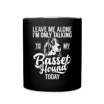Cadeaux Basset Hound - Mug uni - noir - Devant