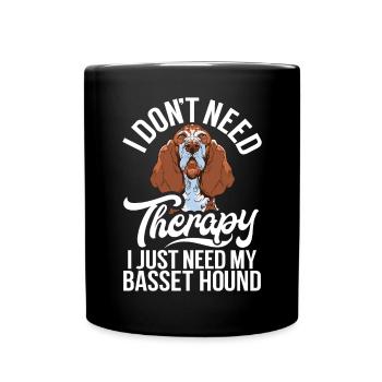 Cadeaux Basset Hound - Mug uni - noir - Devant