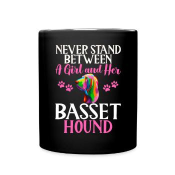 Cadeaux Basset Hound - Mug uni - noir - Devant