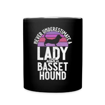 Cadeaux Basset Hound - Mug uni - noir - Devant