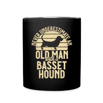 Cadeaux Basset Hound - Mug uni - noir - Devant