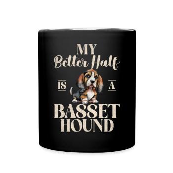 Cadeaux Basset Hound - Mug uni - noir - Devant