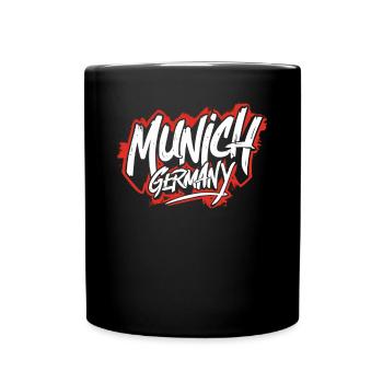 Munich Germany Souvenir - Tasse einfarbig - Schwarz - Vorne