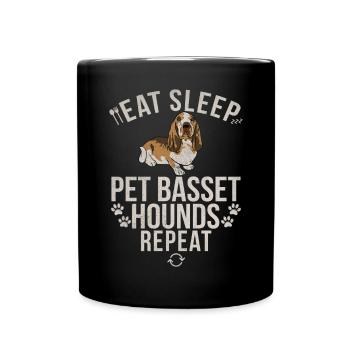 Cadeaux Basset Hound - Mug uni - noir - Devant
