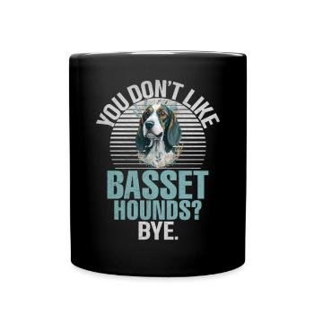 Cadeaux Basset Hound - Mug uni - noir - Devant