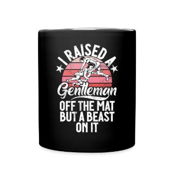 Lutte Maman Lutteuse Femmes Combattante - Mug uni - noir - Devant