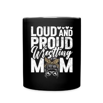 Lutte Maman Lutteuse Femmes Combattante - Mug uni - noir - Devant