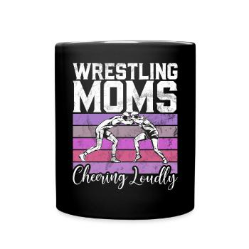 Lutte Maman Lutteuse Femmes Combattante - Mug uni - noir - Devant