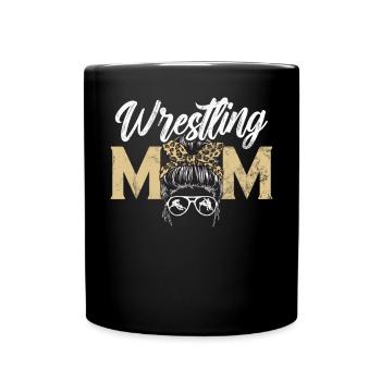 Lutte Maman Lutteuse Femmes Combattante - Mug uni - noir - Devant