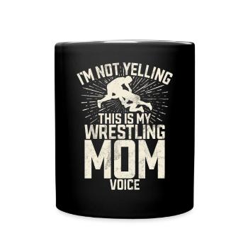 Lutte Maman Lutteuse Femmes Combattante - Mug uni - noir - Devant
