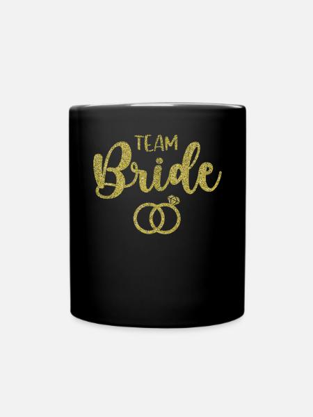 Junggesellin - Tasse einfarbig - Schwarz