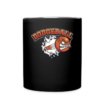 Völkerball Spiel Gefängnisball Teamspieler Völkerball - Tasse einfarbig - Schwarz - Vorne