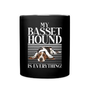 Cadeaux Basset Hound - Mug uni - noir - Devant