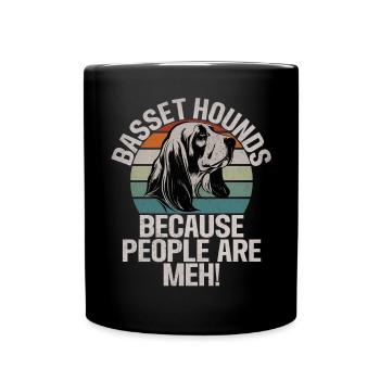 Cadeaux Basset Hound - Mug uni - noir - Devant