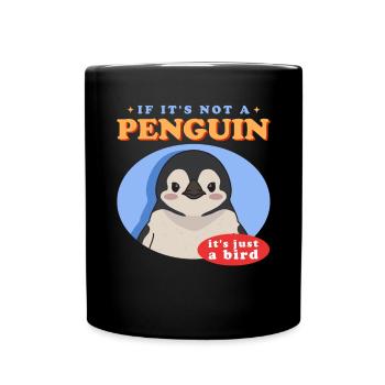 Penguin Baby Penguins Gift - Full Colour Mug - black - Front