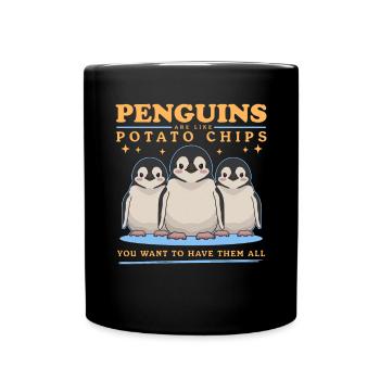 Penguin Baby Penguins Are Like Gift - Full Colour Mug - black - Front