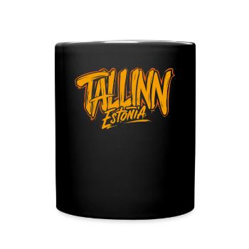Tallinn, Estonie, Souvenir - Mug uni - noir - Devant