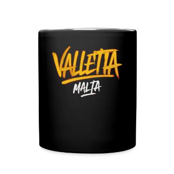 La Valette, Malte : Souvenir pour les voyageurs - Mug uni - noir - Devant