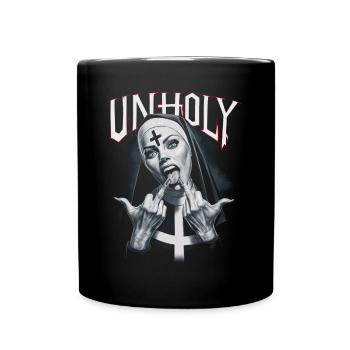 Provokant und Ausdrucksstark – Rebellische Mode - Tasse einfarbig - Schwarz - Vorne