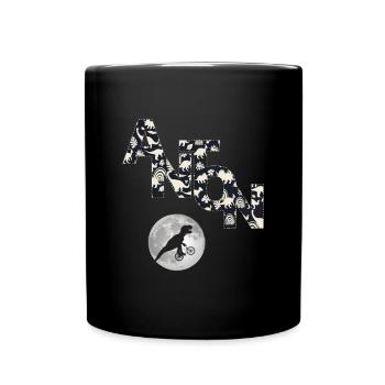 ANTON - Beau prénom de garçon avec dinosaure - Mug uni - noir - Devant