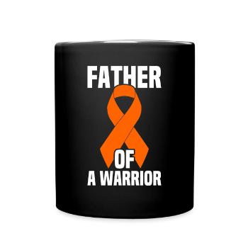 leukemia awareness blood cancer fight - Full Colour Mug - black - Front
