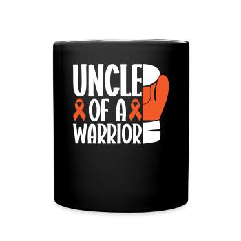 leukemia awareness blood cancer fight - Full Colour Mug - black - Front