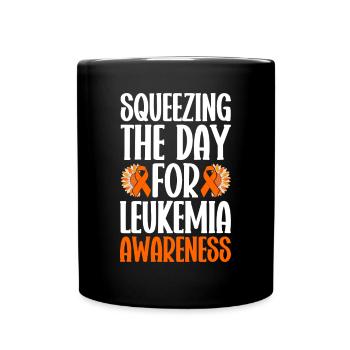 subsLeukemia Awareness Blood Cancer Fight - Full Colour Mug - black - Front