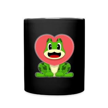 Frog Heart - Full Colour Mug - black - Front