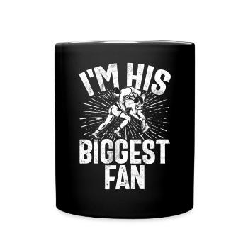 Kawaii Chibi Anime Girl Anime Merch Japanese - Full Colour Mug - black - Front