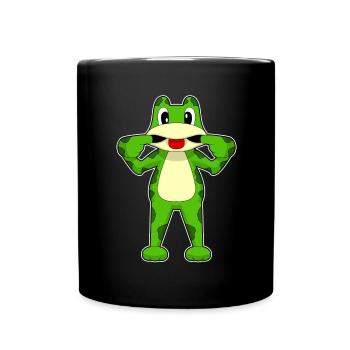 Funny frog - Full Colour Mug - black - Front