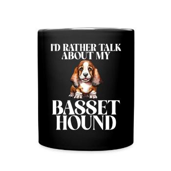 Cadeaux Basset Hound - Mug uni - noir - Devant