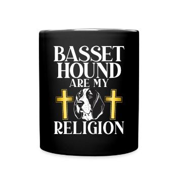 Cadeaux Basset Hound - Mug uni - noir - Devant