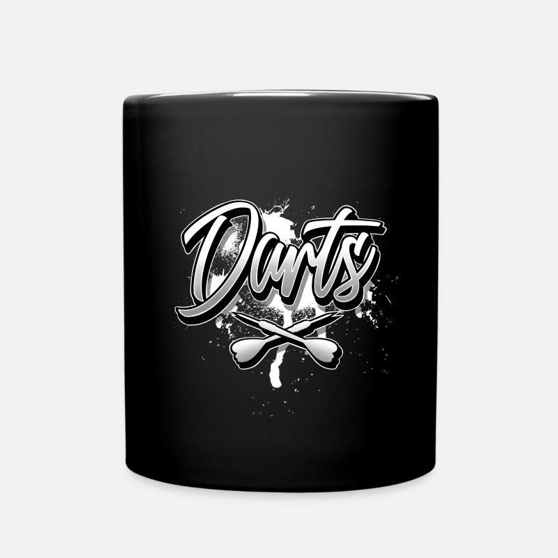 Darts - Tasse einfarbig - Schwarz