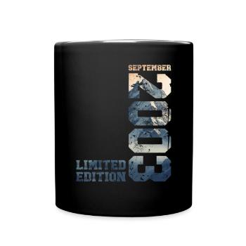 21e anniversaire Original Legend 2003 septembre 03 - Mug uni - noir - Devant
