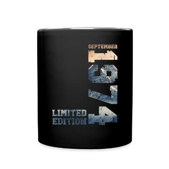 50th Birthday Original September 1974 Volume 74 - Full Colour Mug - black - Front