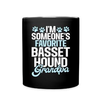 Cadeaux Basset Hound - Mug uni - noir - Devant