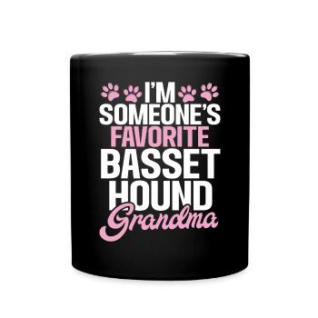 Cadeaux Basset Hound - Mug uni - noir - Devant