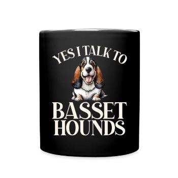 Cadeaux Basset Hound - Mug uni - noir - Devant